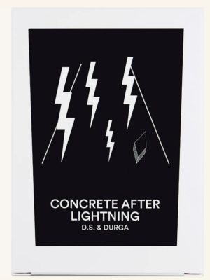 Concrete After Lightning Candle