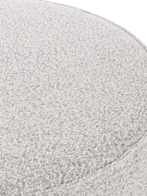 Sinclair Large Round Ottoman, Knoll Domino