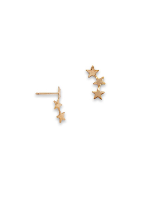 Stera Stars Ear Climbers - Gold