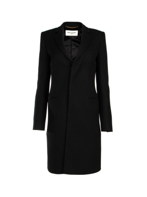 Saint Laurent Single Breasted Coat