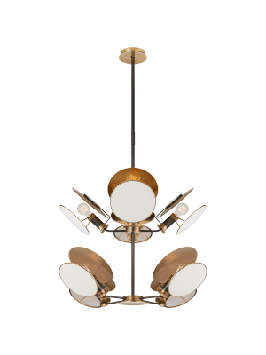 Osiris Medium Reflector Chandelier In Various Colors