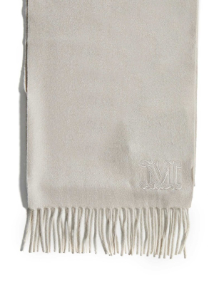 Max Mara Monogram Logo Scarf