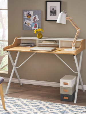 Aalto Computer Desk White - Christopher Knight Home