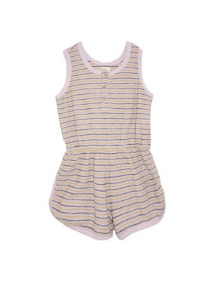 Nico Nico Wisteria Striped Jayne Romper