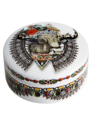 Vista Alegre Love Who You Want Monseigneur Bull Decorative Box By Christian Lacroix