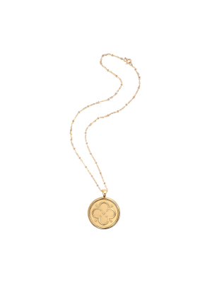 Love Coin Pendant Necklace