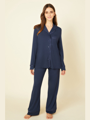 Petite Long Sleeve Top & Pant Pajamas