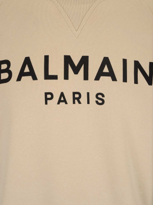 Balmain Logo Print Sweatshirt