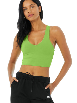 Airbrush Real Bra Tank - Green Apple