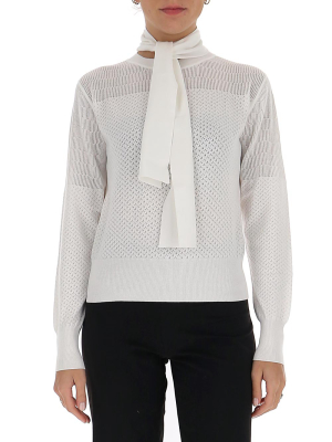 See By Chloé Tie Scarf Sweater