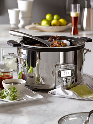 All-clad Deluxe Slow Cooker With Cast-aluminum Insert, 4-qt.