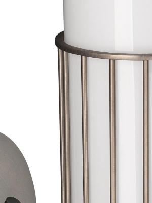 Jamie Young Torino Wall Sconce In Gunmetal