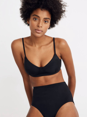 Madewell Second Wave Structured Bikini Top