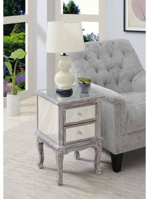 Gold Coast Victoria Mirrored End Table - Johar Furniture