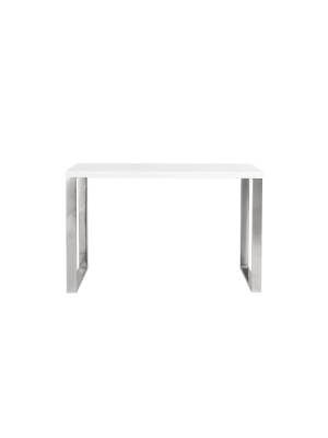 Dillon Desk In White Lacquer