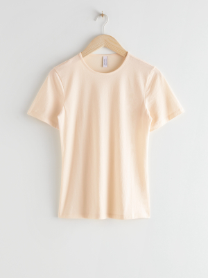 Fitted Organic Cotton T-shirt