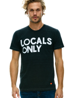 Locals Only Tee - Charcoal