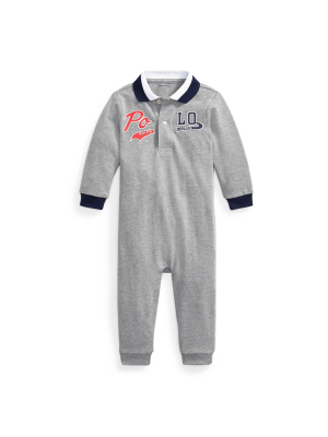 Logo Piqué Polo Coverall