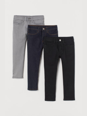 3-pack Skinny Fit Jeans