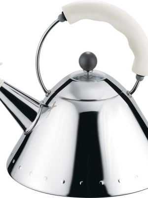 Alessi 9093 Kettle In Silver & White