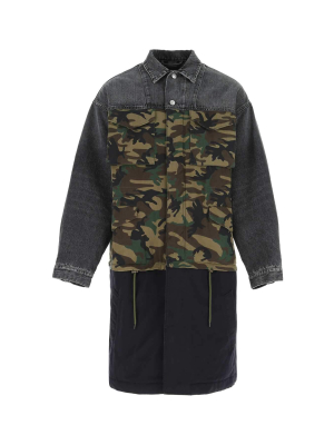 Balenciaga Camouflage Denim Jacket