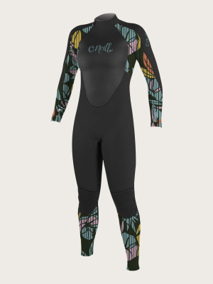 Girl's Epic 4/3mm Back Zip Full Wetsuit