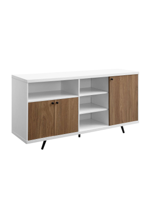 60" 3 Door Sideboard Solid - Saracina Home