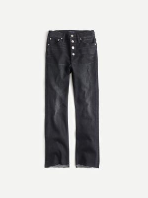 9" Demi-boot Crop Jean In Charcoal