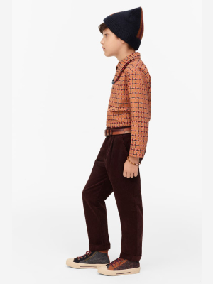 Limited Edition Corduroy Pants With Darts