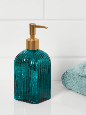 Glass Soap/lotion Dispenser Teal Blue - Opalhouse™