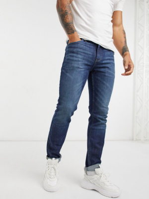 Calvin Klein Slim Stretch Jeans In Kennedy