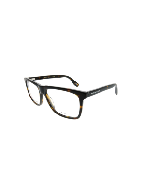 Marc Jacobs 086 Unisex Rectangle Eyeglasses Dark Havana 55mm