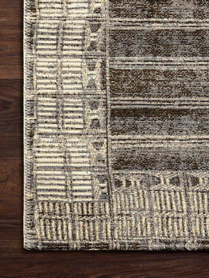 Mika Rug In Charcoal & Ivory By Loloi