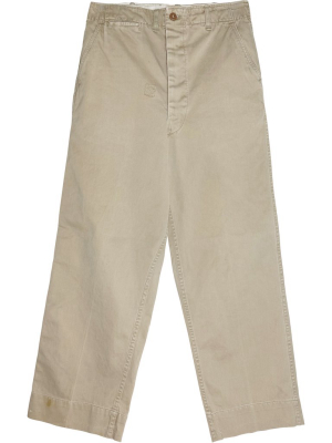 Vintage Beat Up Military Chinos - Size 28