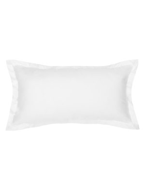 Peninsula Soft White Throw Pillow