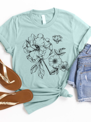 Dainty Florals Graphic Tee