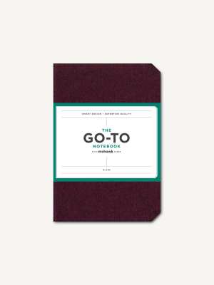 Go-to Notebook With Mohawk Paper, Mulberry Wine Blank