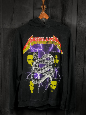 Metallica World Tour Oversized Hooded Sweatshirt