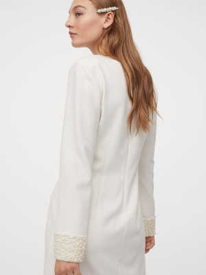 Appliquéd Dress