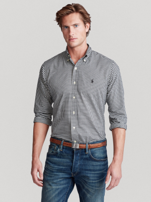 Classic Fit Plaid Twill Shirt