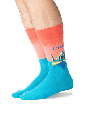 Men's India Crew Socks