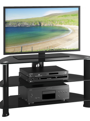 Corner Tv Stand Corliving Black