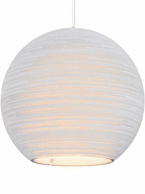 Arcturus Scraplight Pendant In White