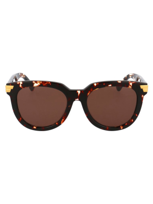 Bottega Veneta Eyewear Round Frame Sunglasses