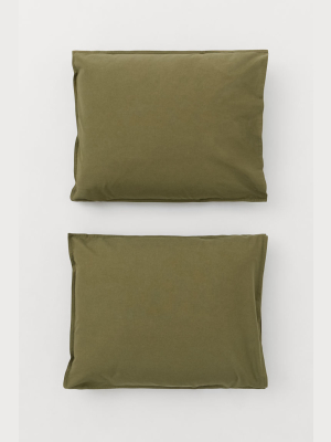 2-pack Cotton Pillowcases