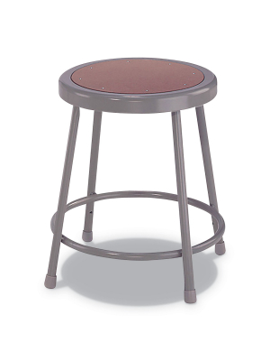 Alera® Industrial Stool 18" Brown/gray Seat Is6618g