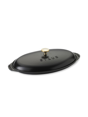 Staub Cast-iron Fish Plate With Lid