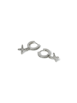 Silver Cross Earrings*