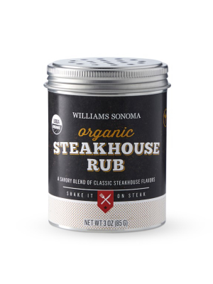 Organic Steakhouse Rub Shaker Tin