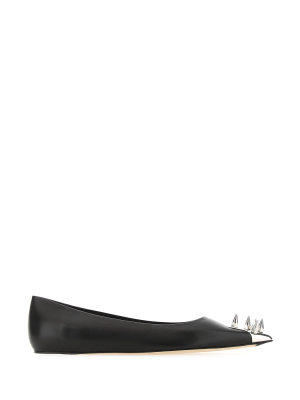 Alexander Mcqueen Spike Stud Ballerina Flats